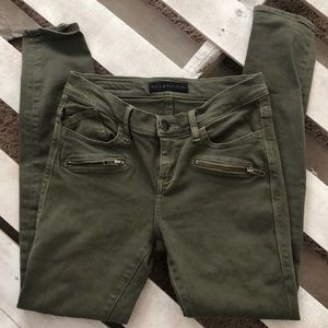 Olive Green Skinny Jeans